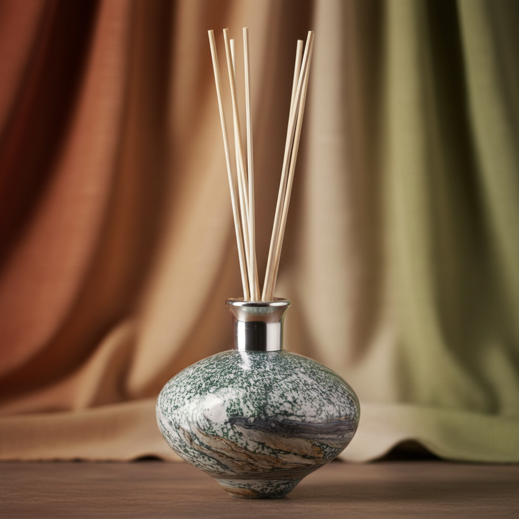 Oval Reed Diffuser - Peacock Lustre
